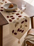 Ember Leaves Table Runner