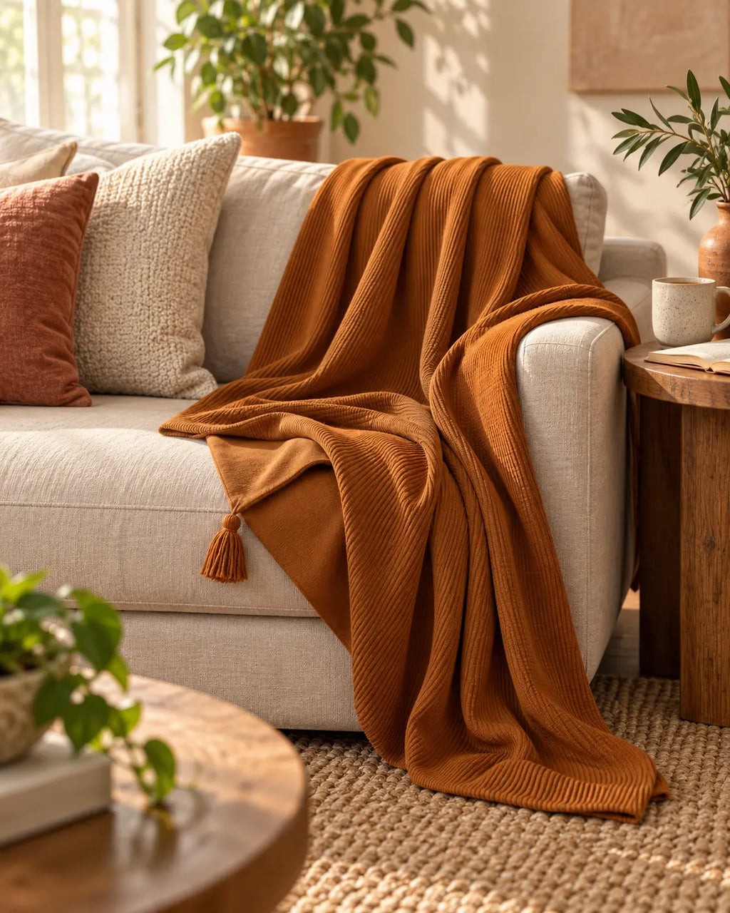 Holm Ribbed Throw