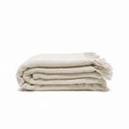 Cream Throw