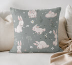 Bunny Meadow Cushion